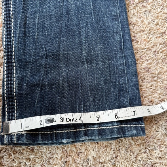 BKE Jake Straight Jeans Mens Blue Denim Jean Stretch 31x34 - Picture 8 of 10